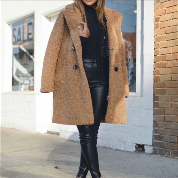 NWOT ZARA TEDDY BEAR COAT 🧥 - Picture 5 of 8